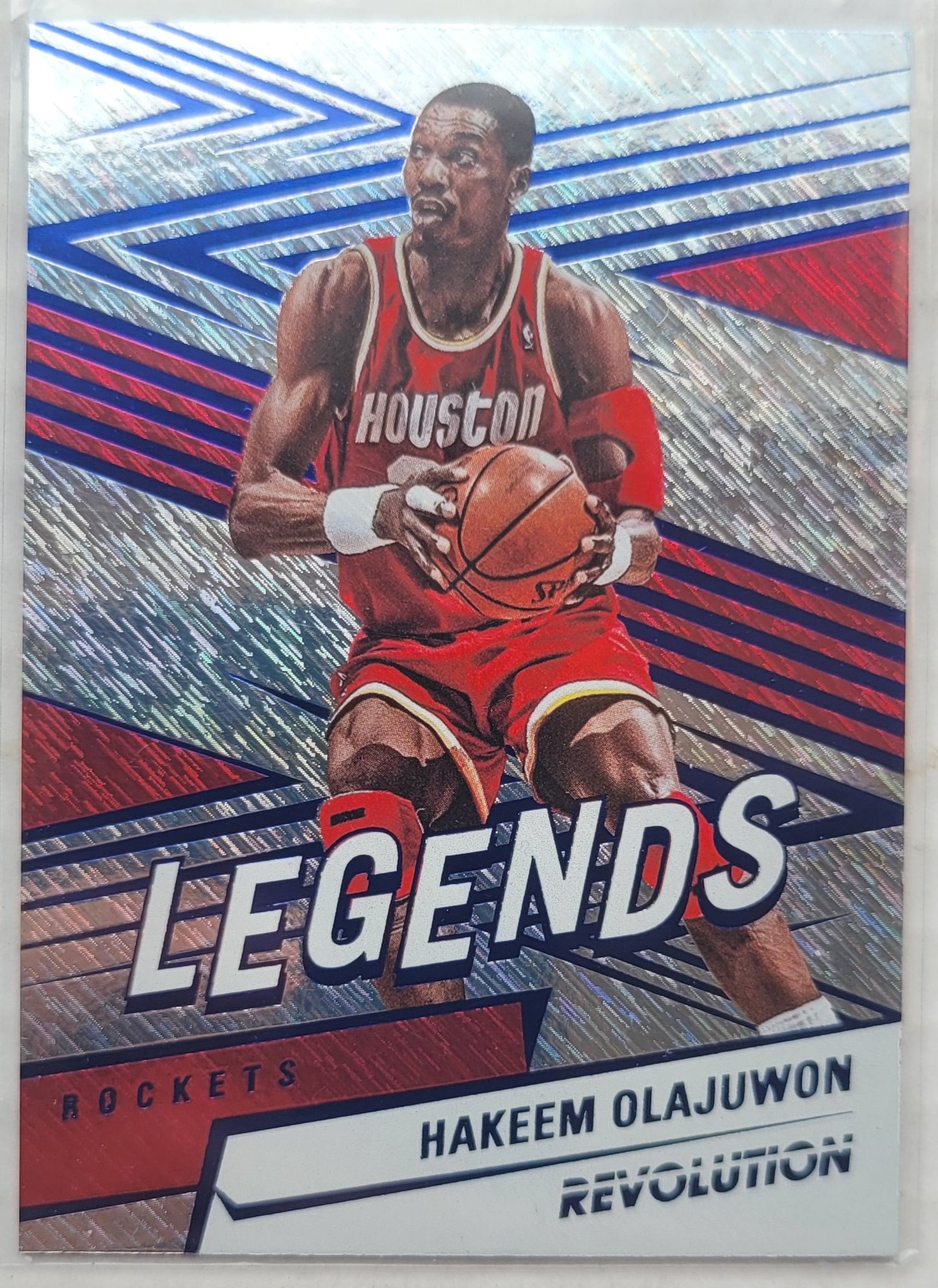 Hakeem Olajuwon - 2024-25 Panini Revolution Blue Storm #168 LGD