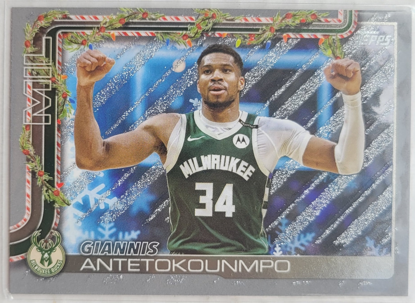 Giannis Antetokounmpo - 2025-26 Topps Holiday Glitter Holiday #H43