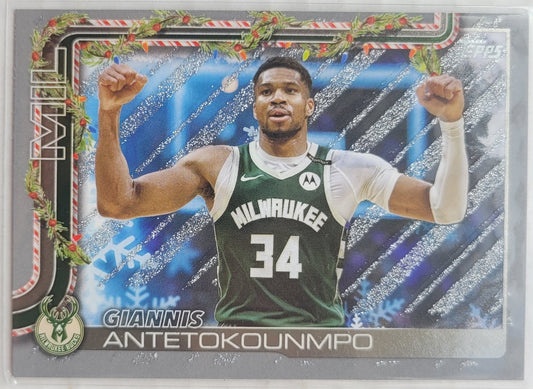 Giannis Antetokounmpo - 2025-26 Topps Holiday Glitter Holiday #H43