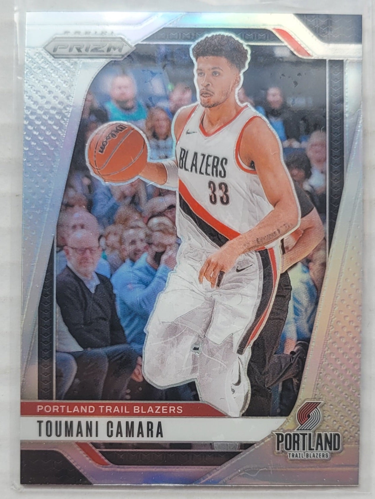 Toumani Camara - 2024-25 Panini Prizm Prizms Silver #215