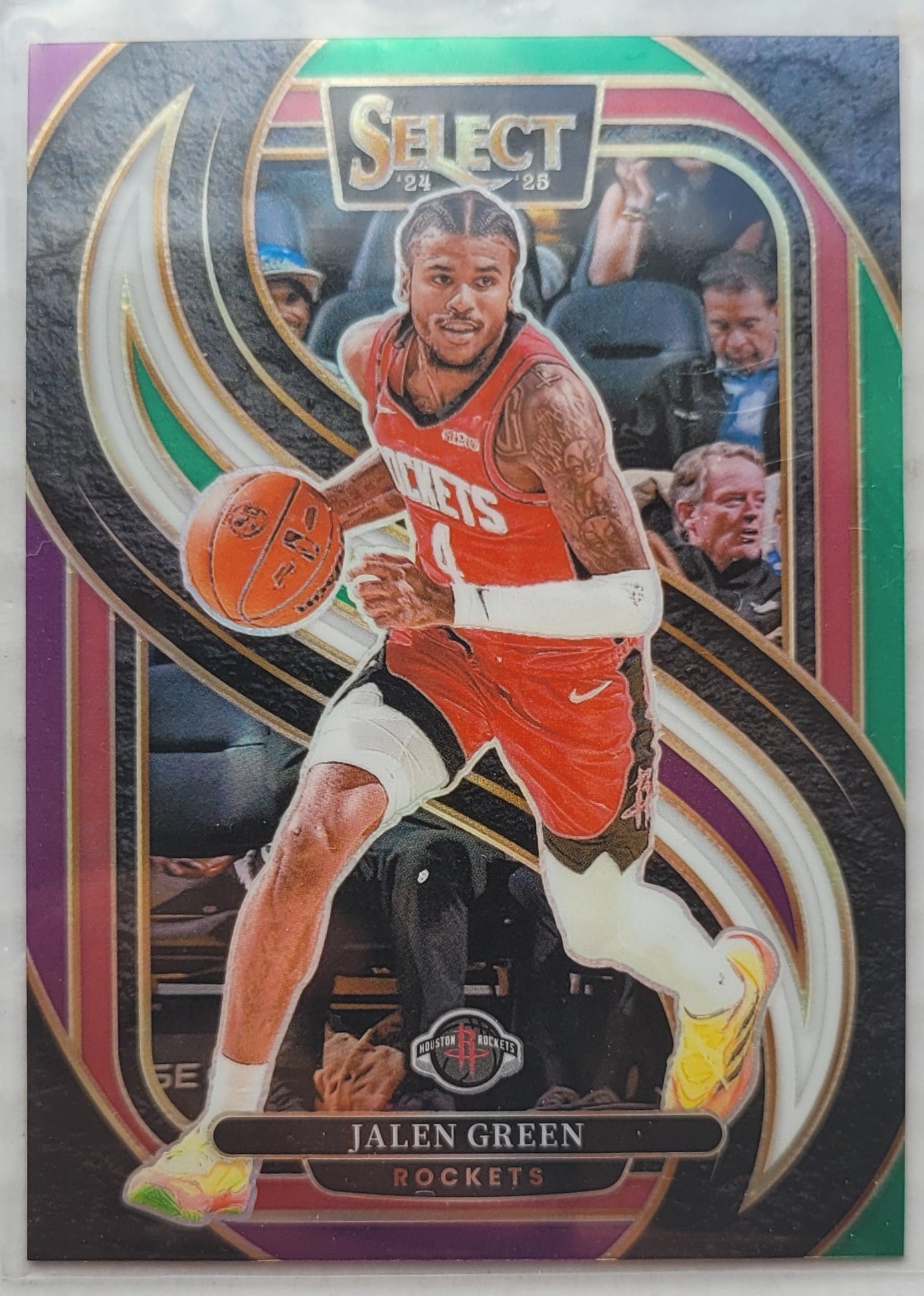 Jalen Green - 2024-25 Select Green White Purple Prizms #116