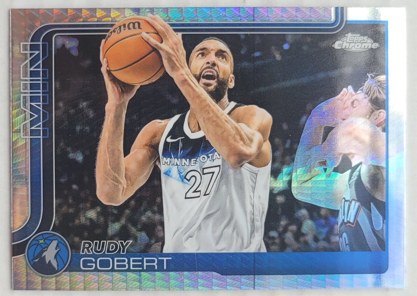 Rudy Gobert - 2025-26 Topps Chrome Prism Refractors #165