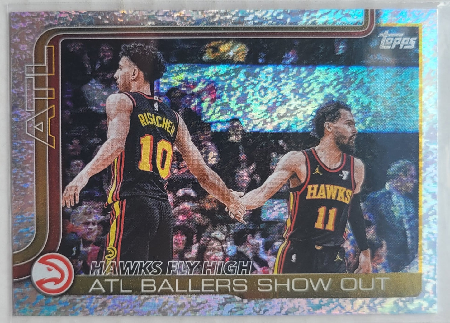 Trae Young / Zaccharie Risacher - 2025-26 Topps Holo Foil #282