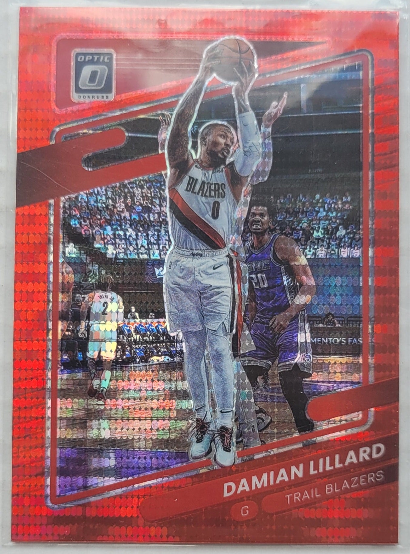 Damian Lillard - 2021-22 Donruss Optic Red Pulsar #118