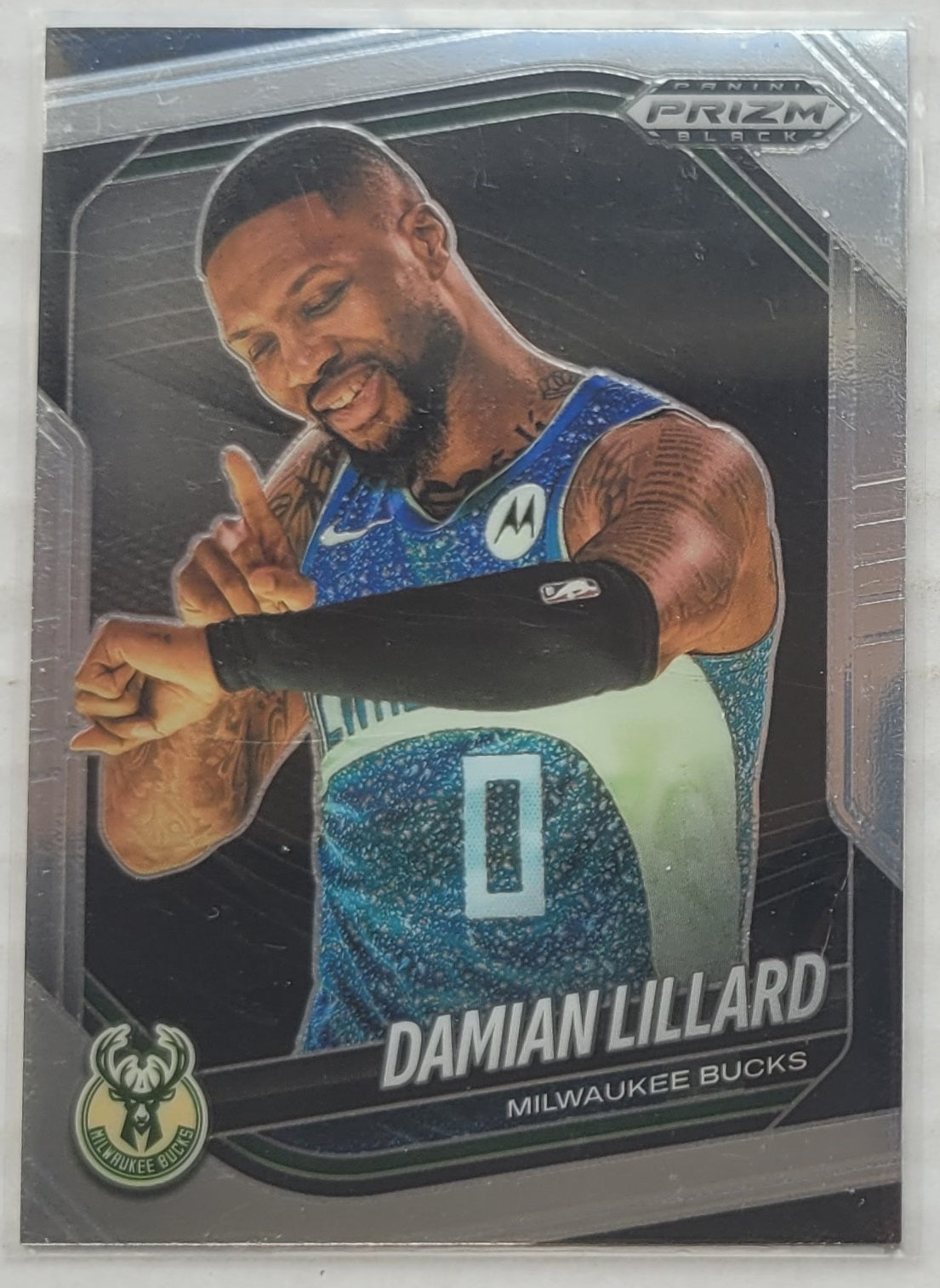 Damian Lillard - 2024-25 Panini Prizm Black #91