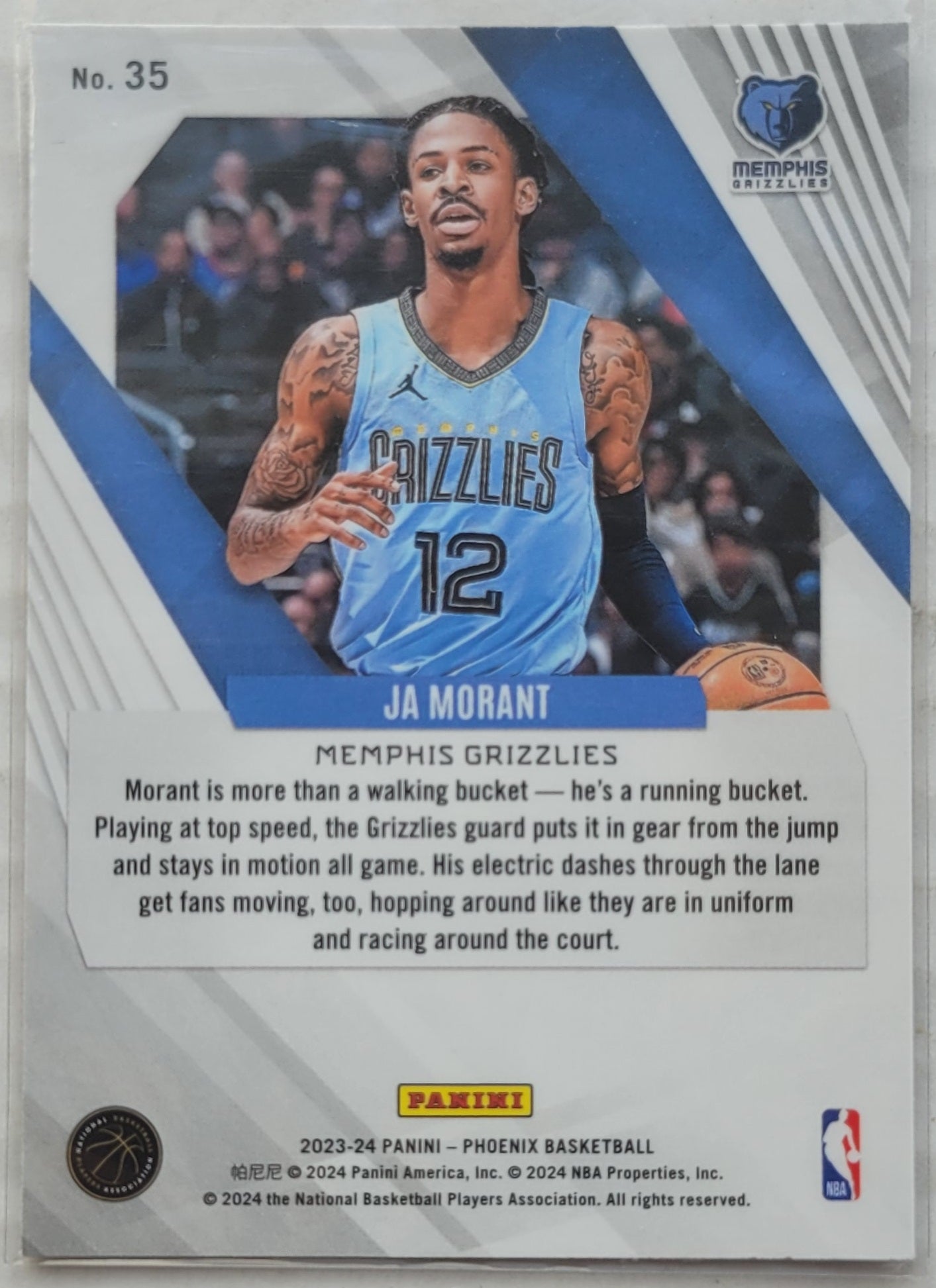 Ja Morant - 2023-24 Panini Phoenix Red Ice #35