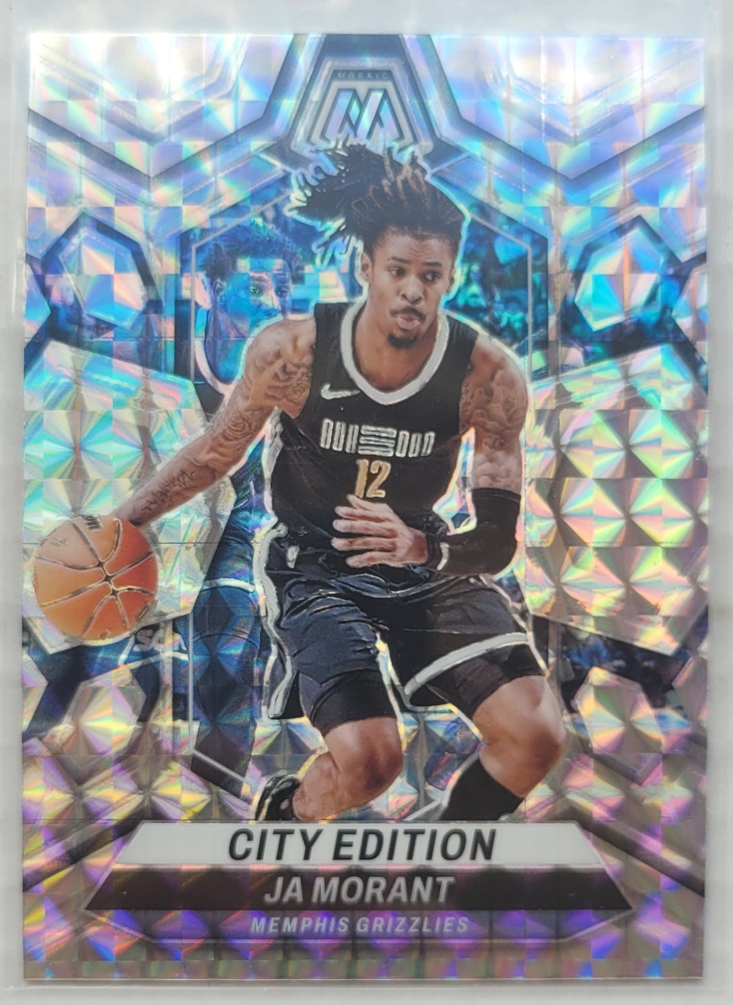 Ja Morant - 2023-24 Panini Mosaic Mosaic #288 City Edition