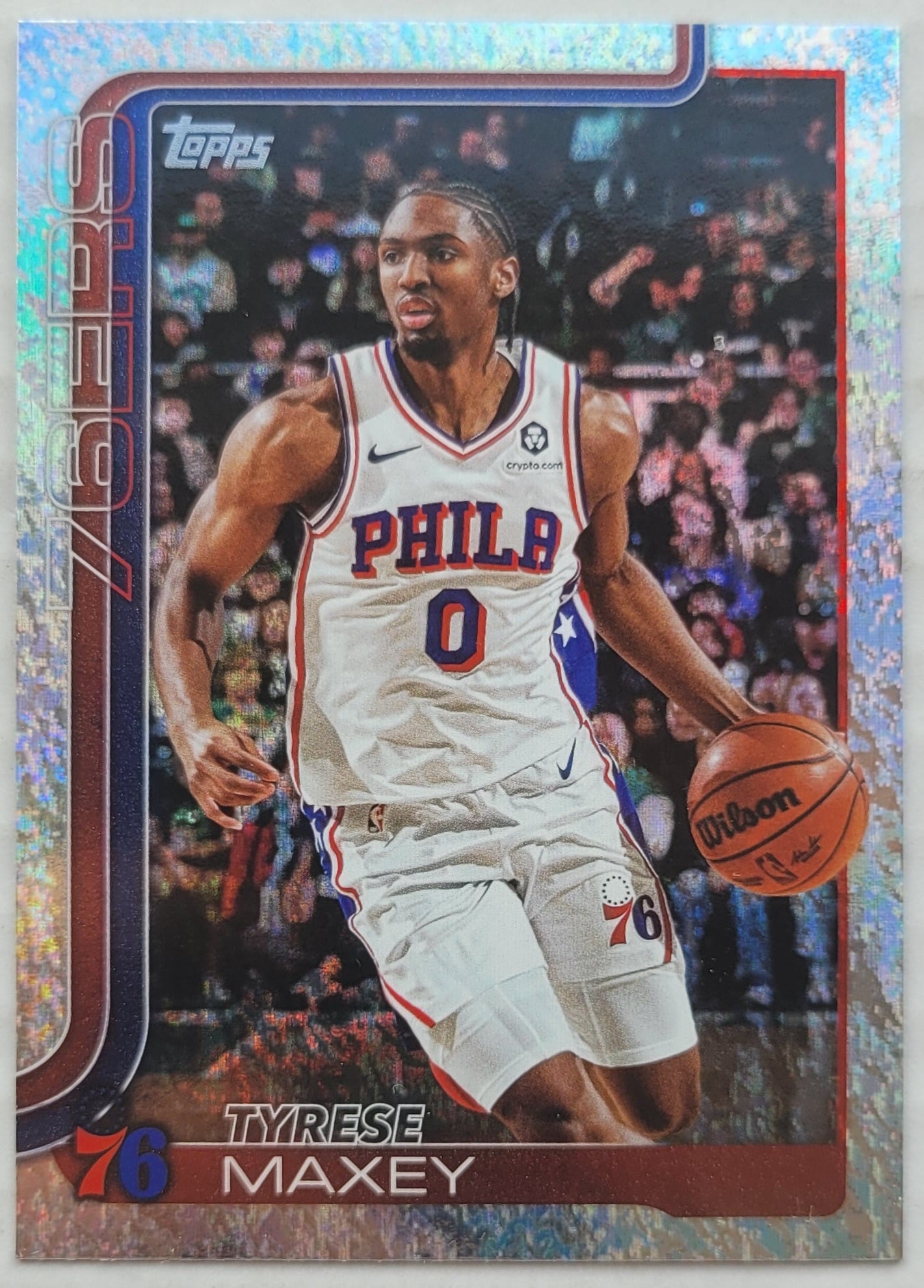 Tyrese Maxey - 2025-26 Topps Holo Foil #21