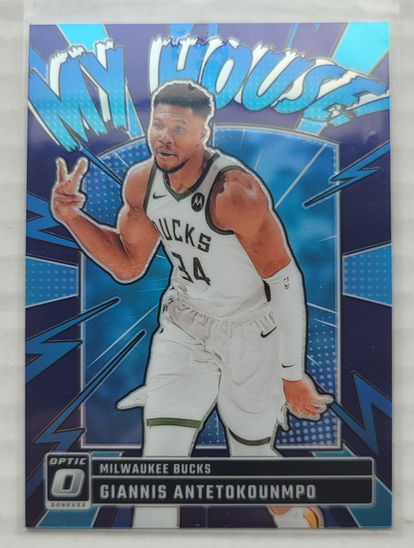 Giannis Antetokounmpo - 2024-25 Donruss Optic My House Purple #5