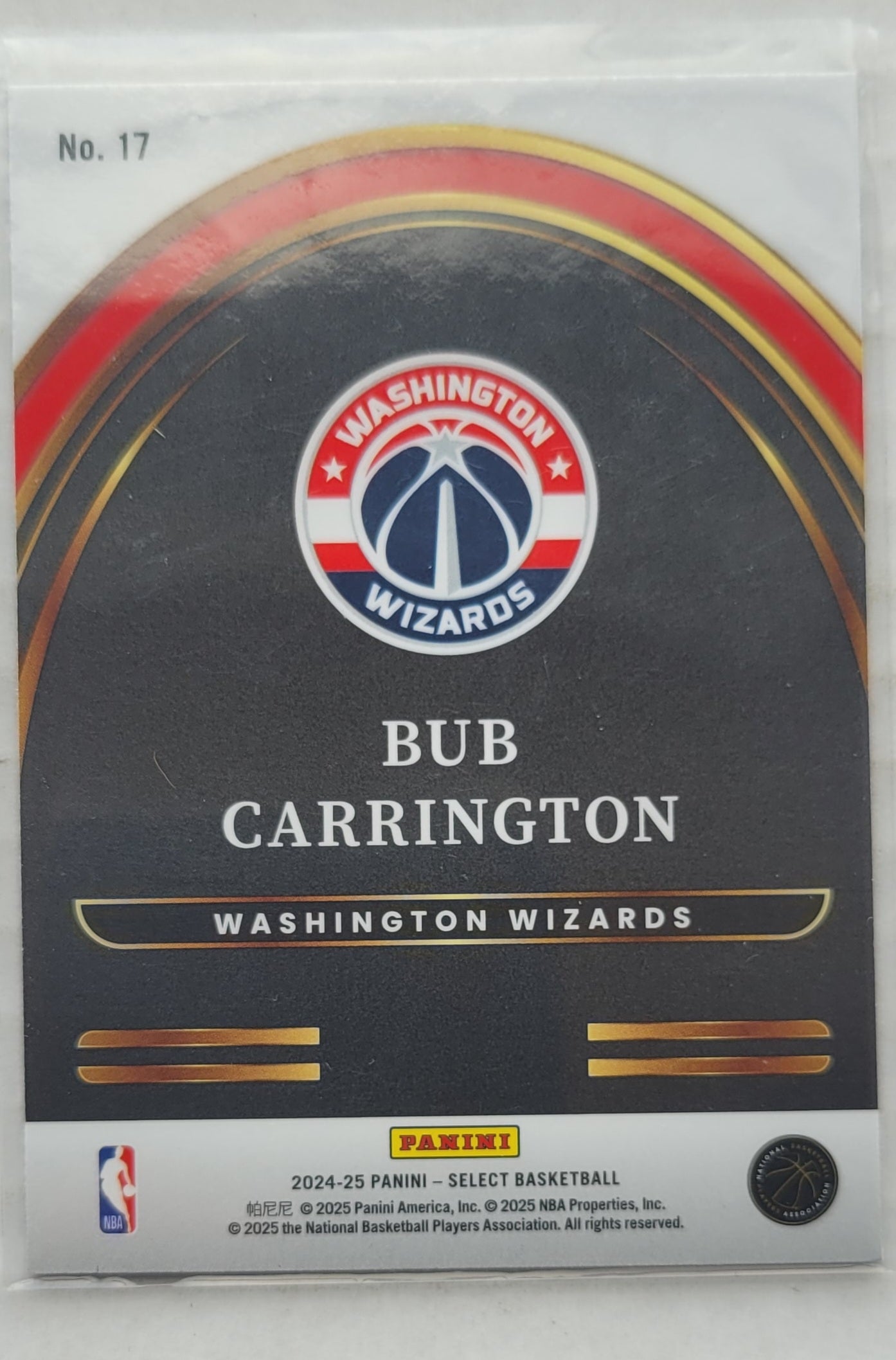 Bub Carrington - 2024-25 Select Select Future #17