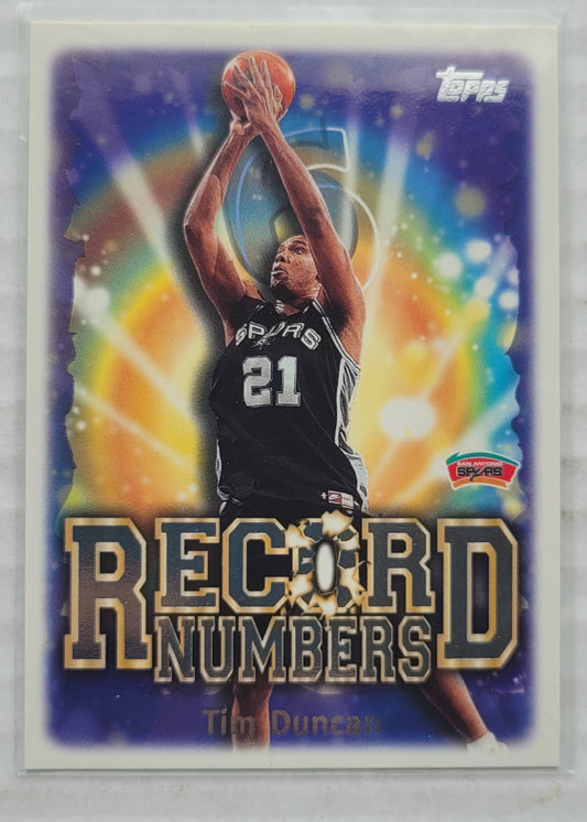 Tim Duncan - 1999-00 Topps Record Numbers #RN8