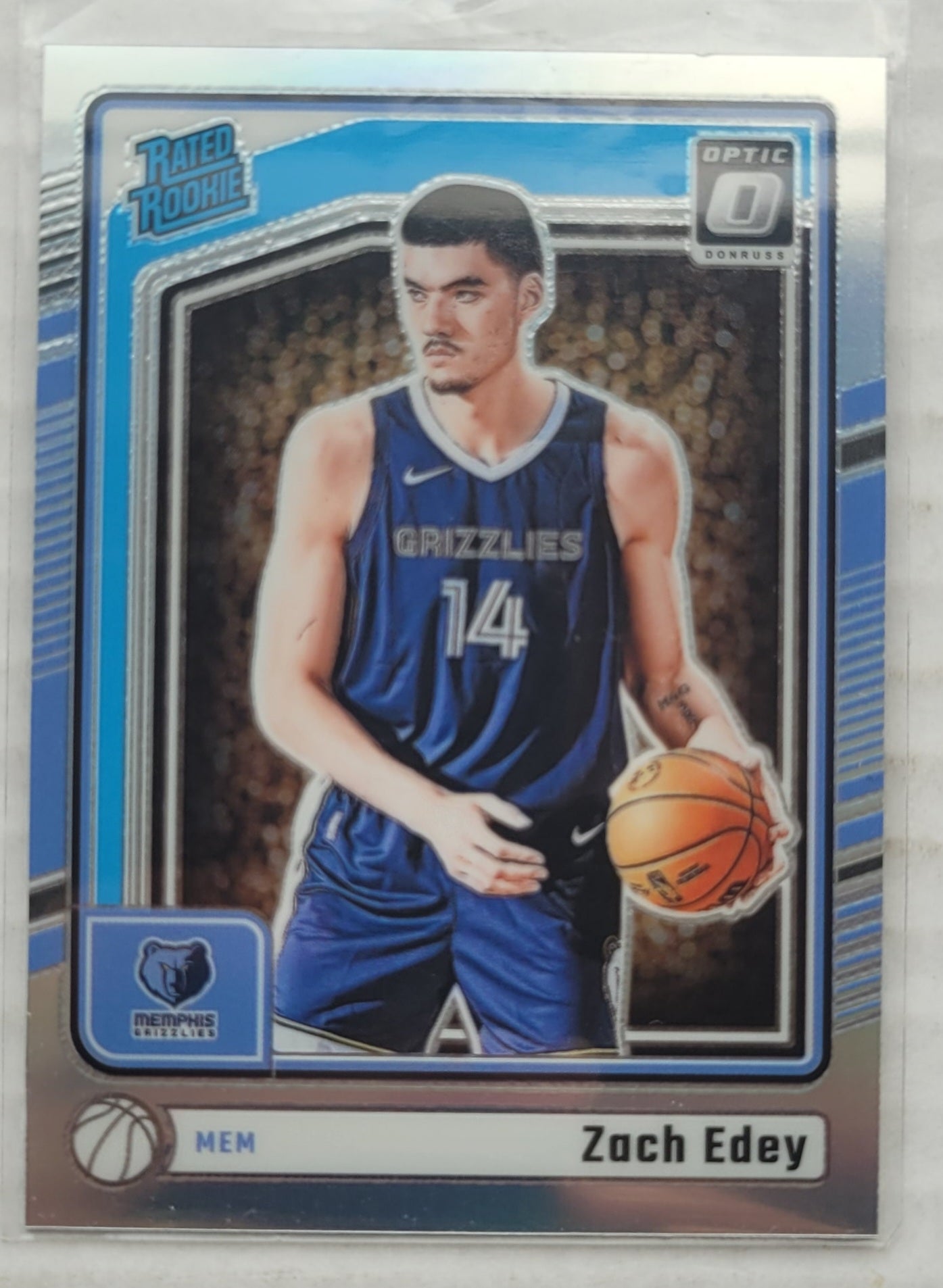 Zach Edey - 2024-25 Donruss Optic Holo #288 RR RC