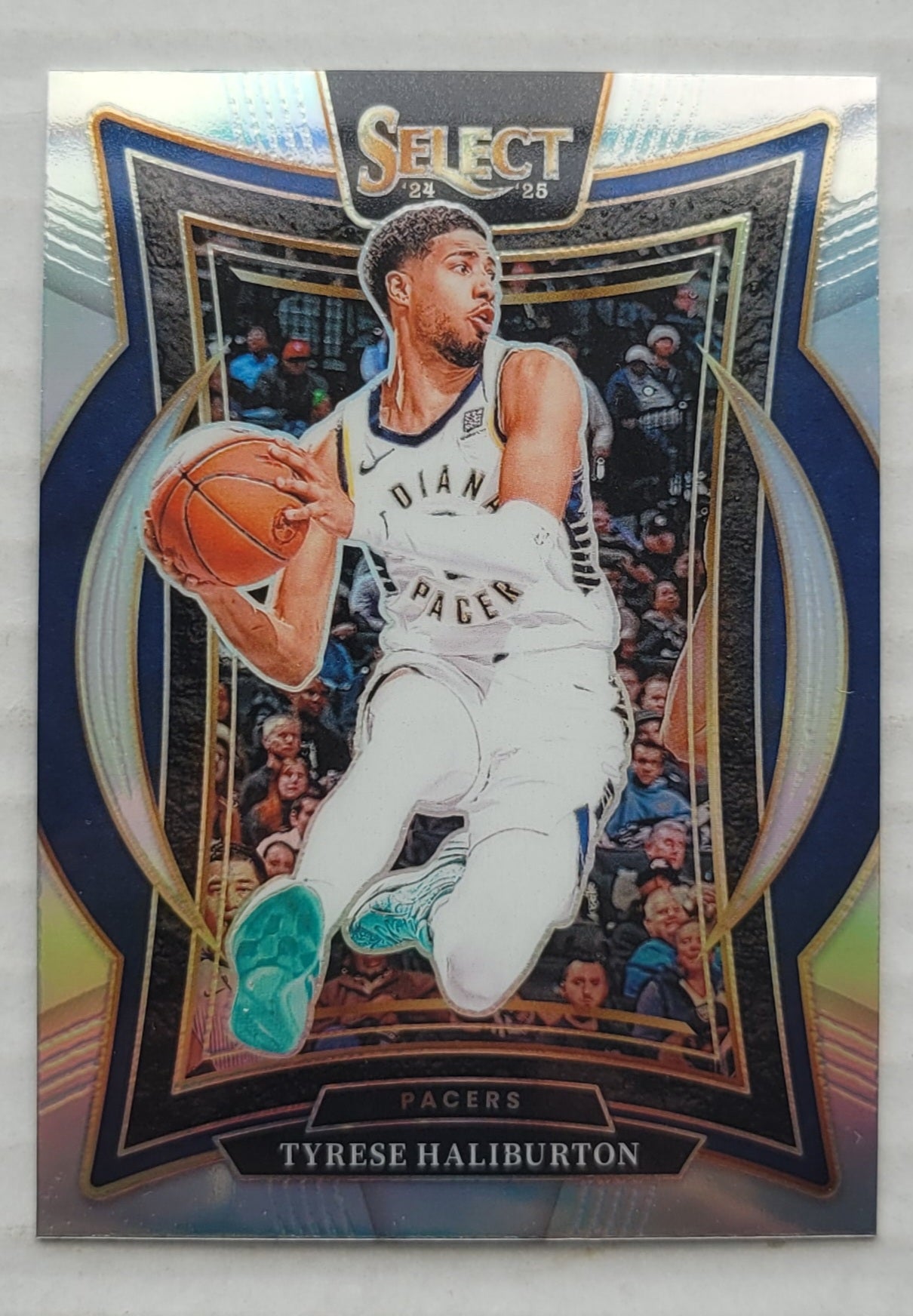 Tyrese Haliburton - 2024-25 Select Silver Prizms #64