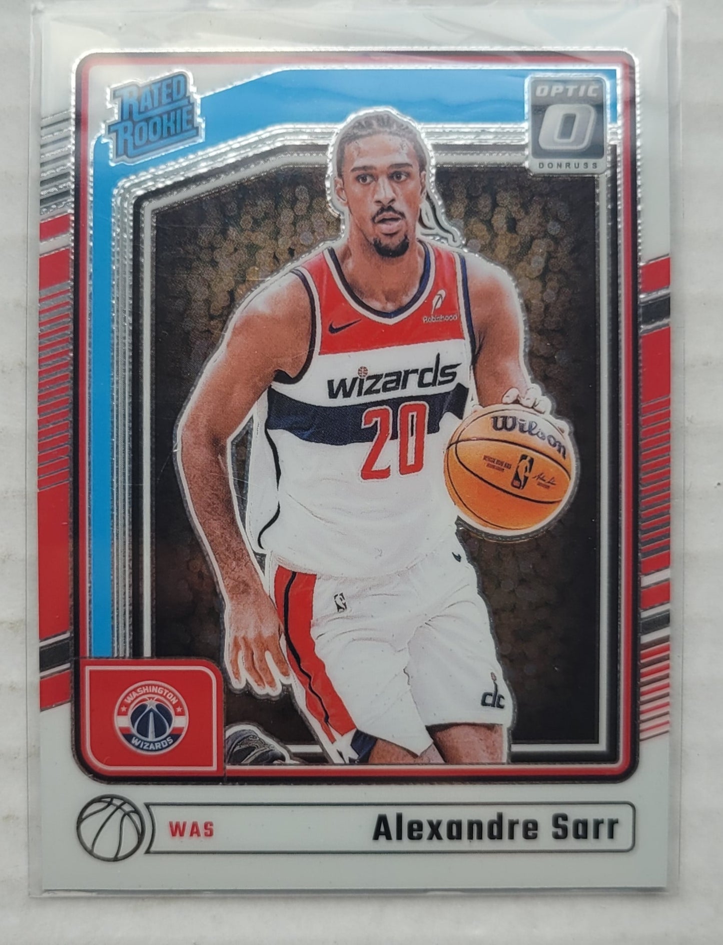 Alexandre Sarr - 2024-25 Donruss Optic #276 RR RC