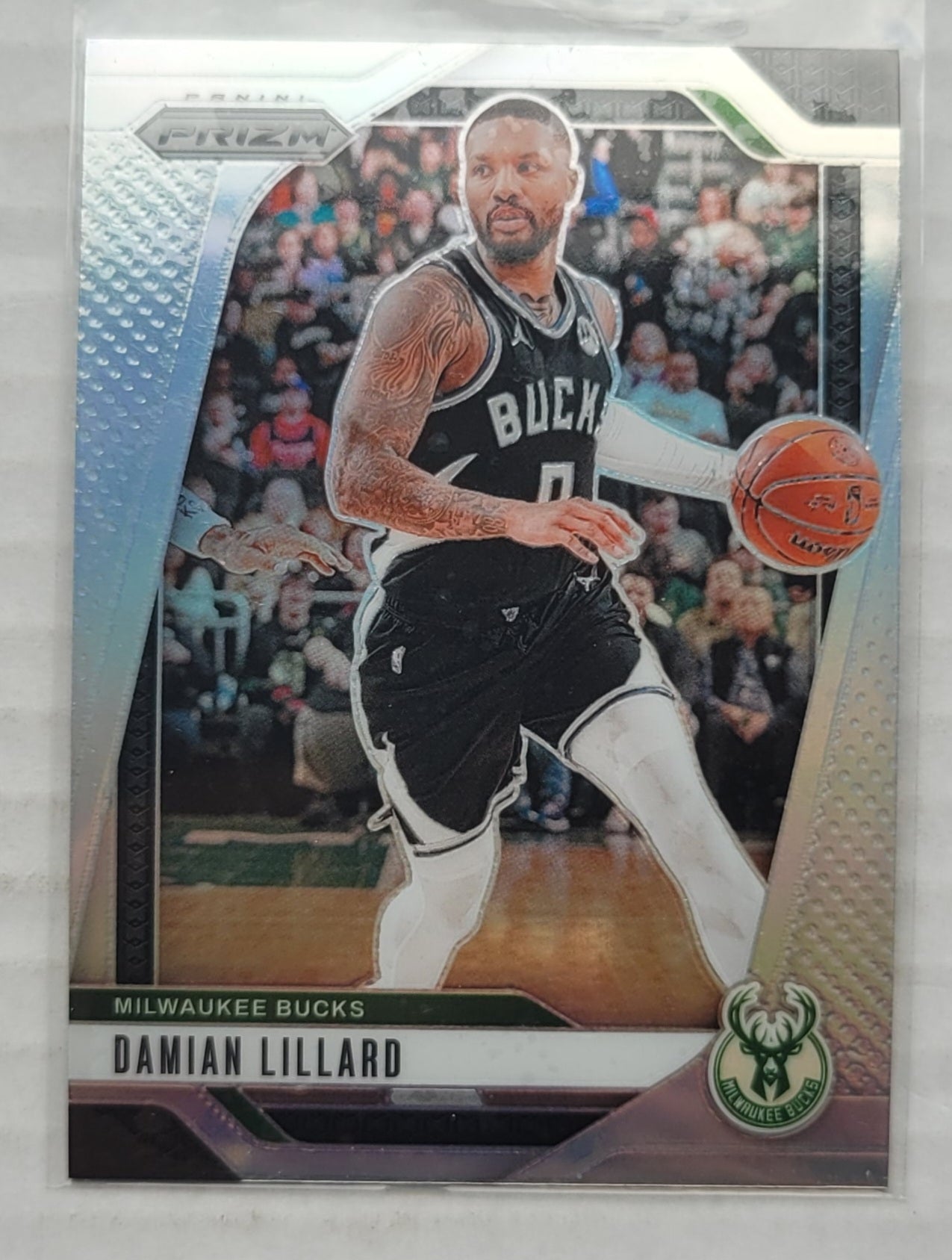 Damian Lillard - 2024-25 Panini Prizm Prizms Silver #90