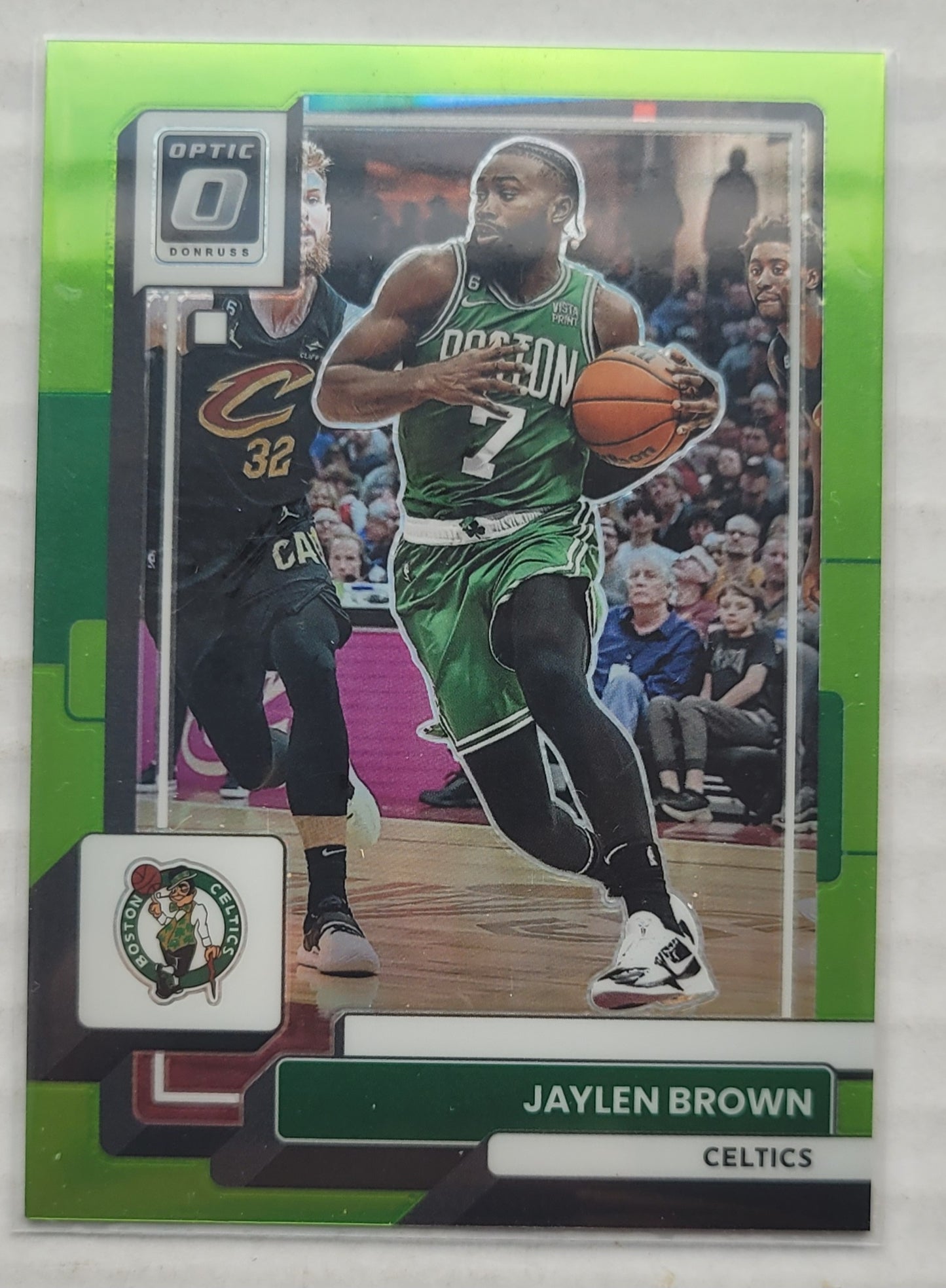 Jaylen Brown - 2022-23 Donruss Optic Lime Green #32 - 029/149