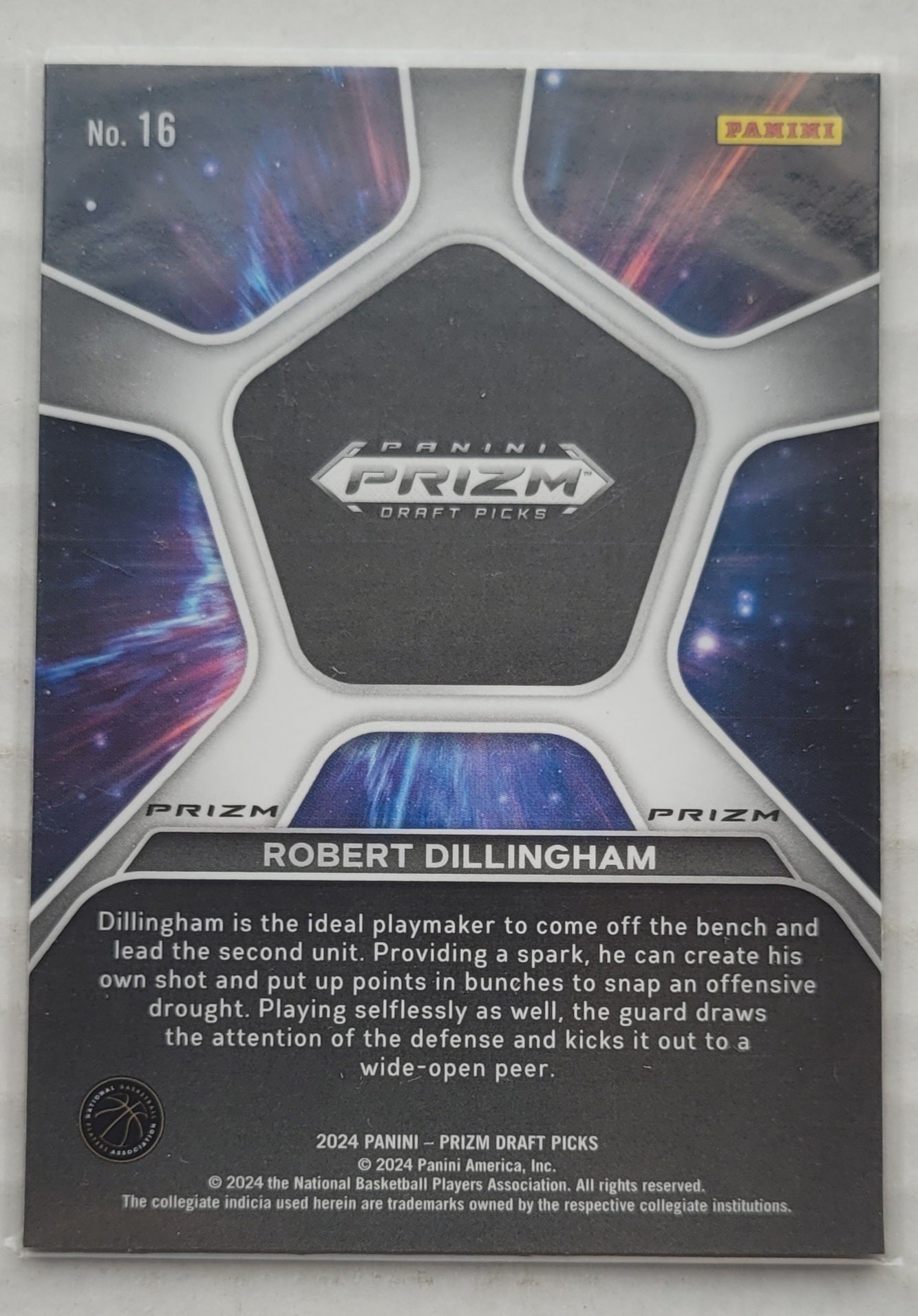 Rob Dillingham - 2024-25 Panini Prizm Draft Picks Deep Space Prizms Silver #16