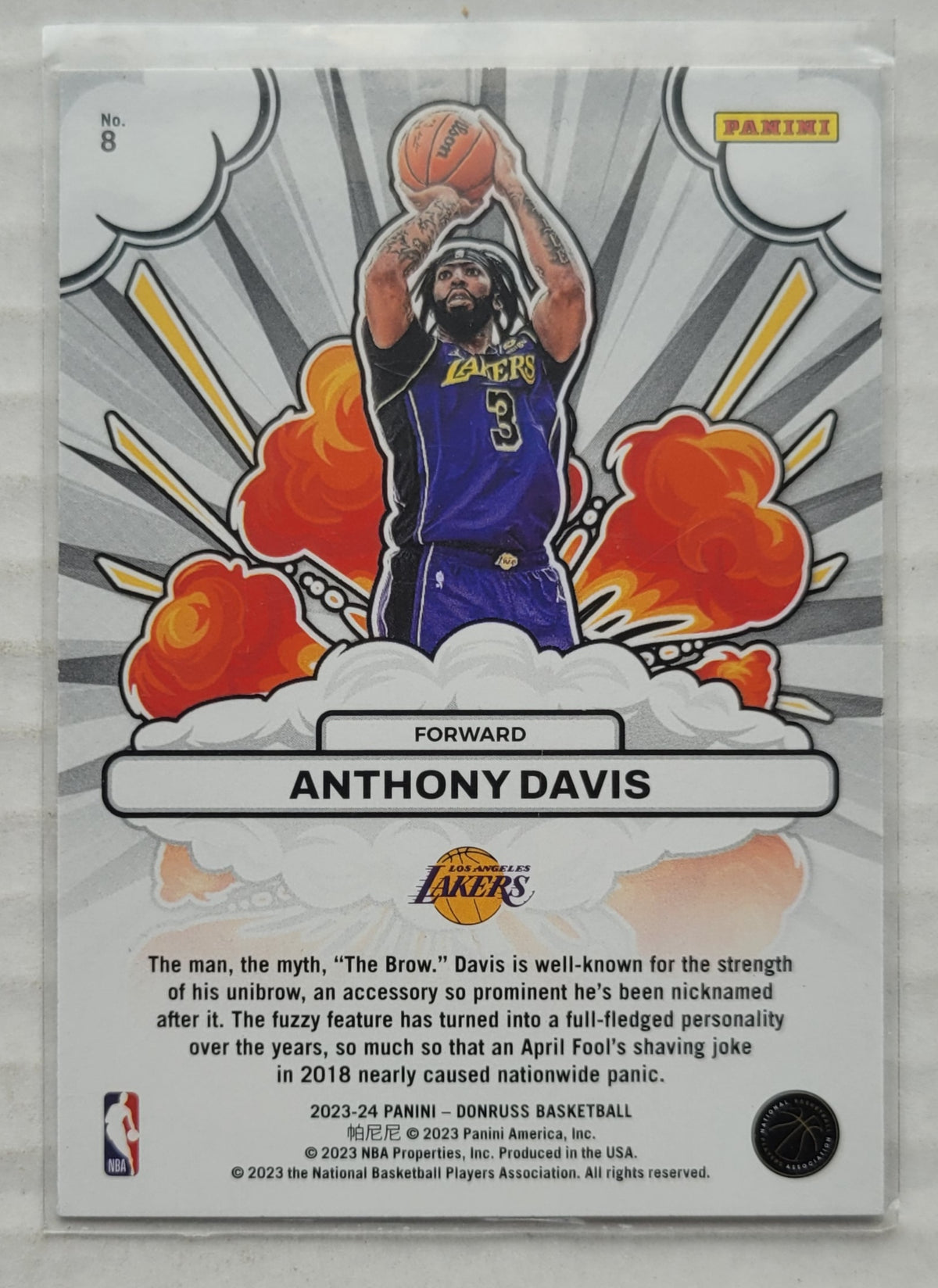 Anthony Davis - 2023-24 Donruss Bomb Squad #8