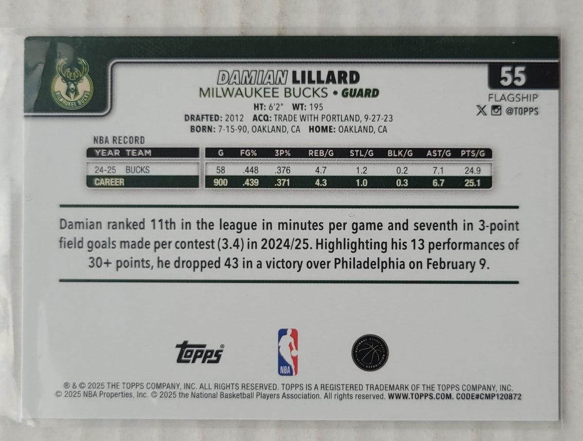 Damian Lillard - 2025-26 Topps Season Tip Off #55
