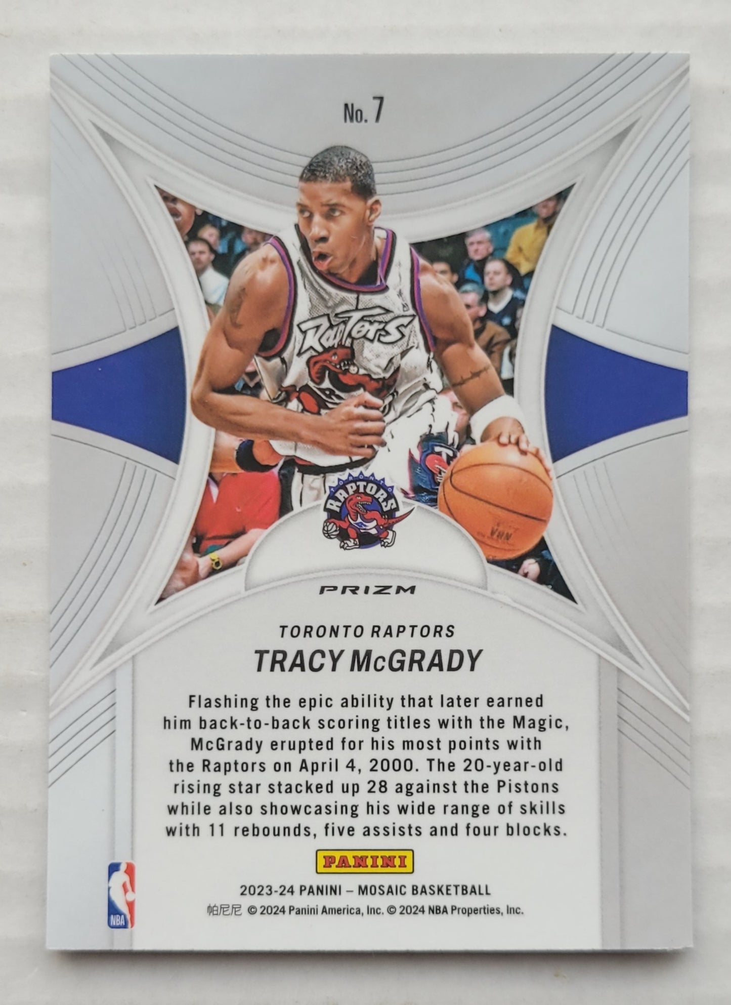 Tracy McGrady - 2023-24 Panini Mosaic Epic Performers Mosaic #7
