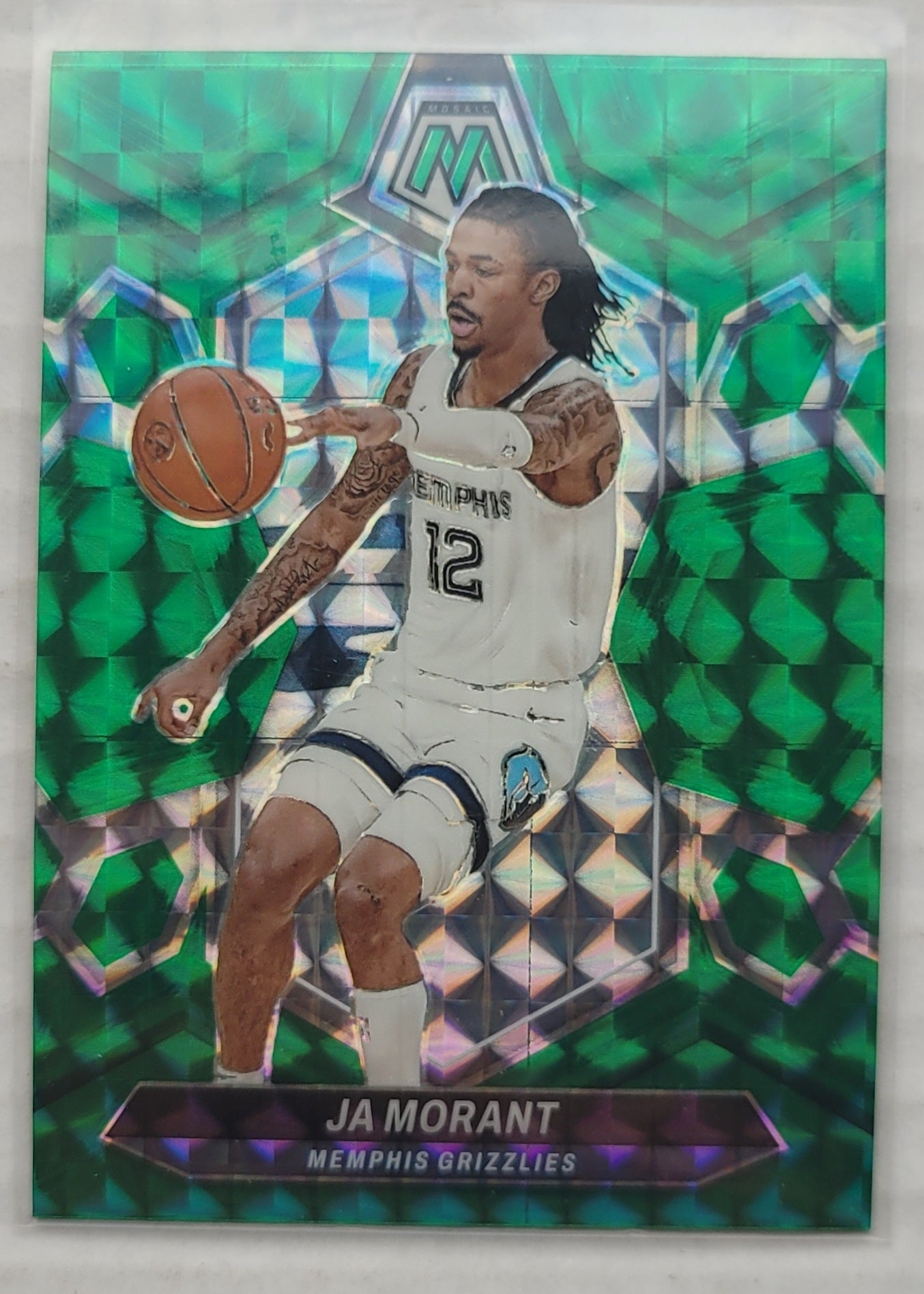 Ja Morant - 2023-24 Panini Mosaic Mosaic Green #127