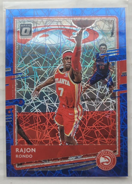 Rajon Rondo - 2020-21 Donruss Optic Blue Velocity #107