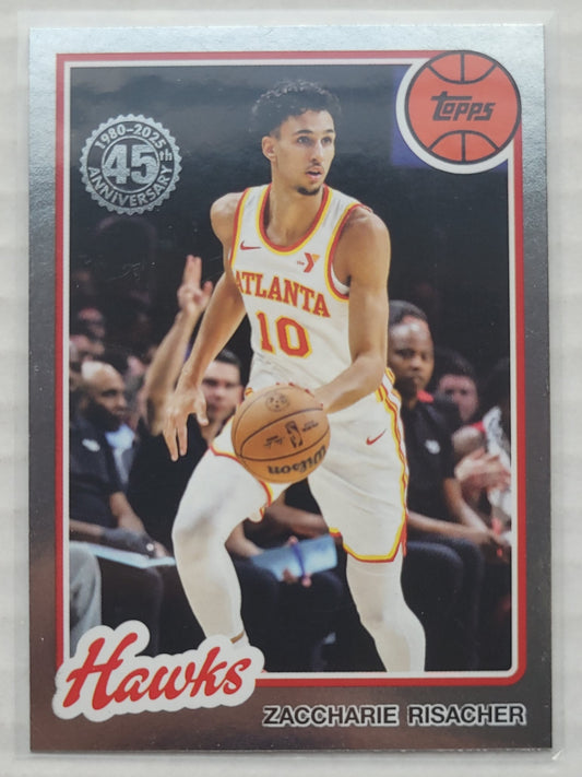 Zaccharie Risacher - 2025-26 Topps '80-81 Topps #80BK24