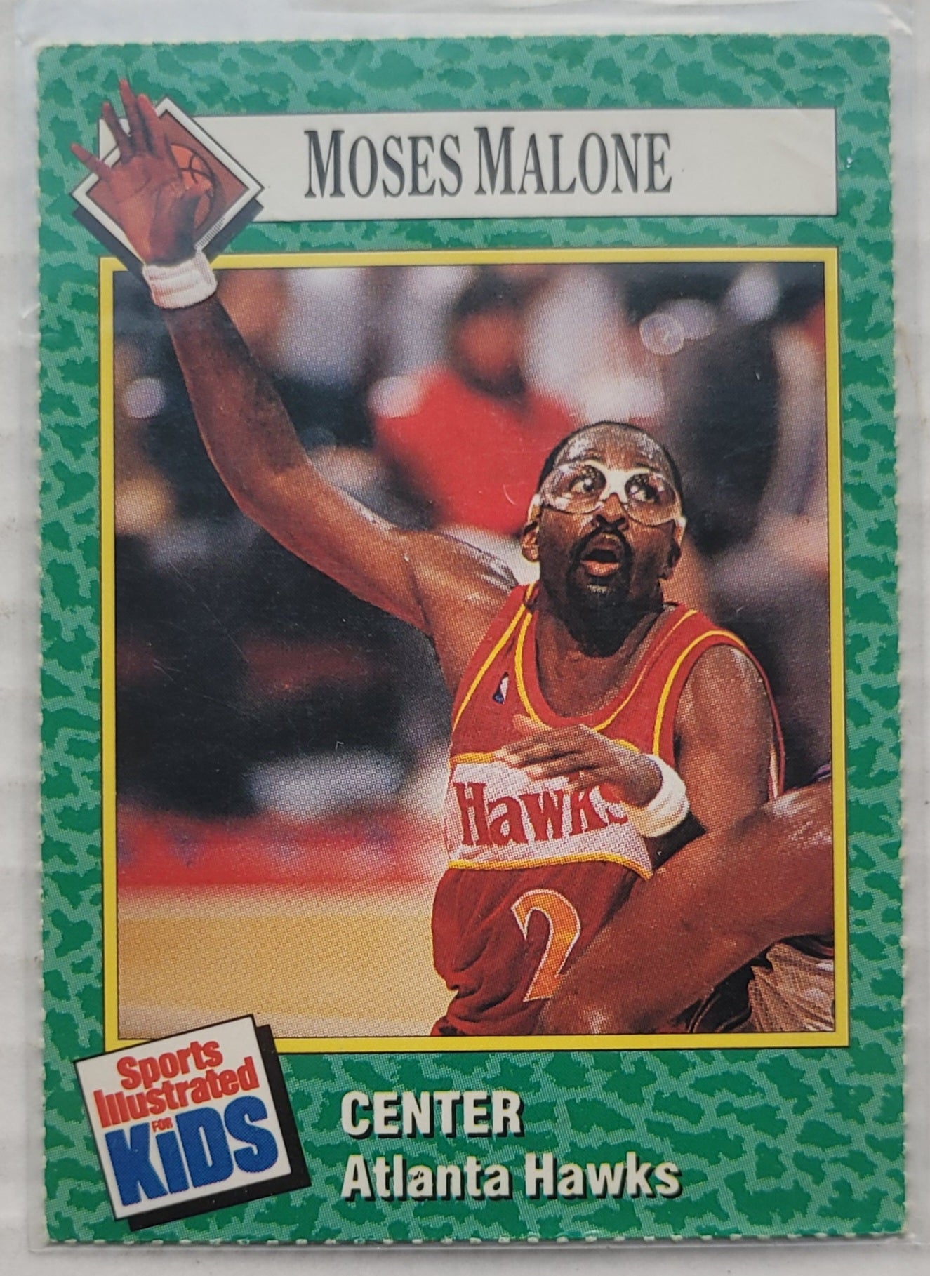 Moses Malone - 1990 Sports Illustrated for Kids I #137 BK