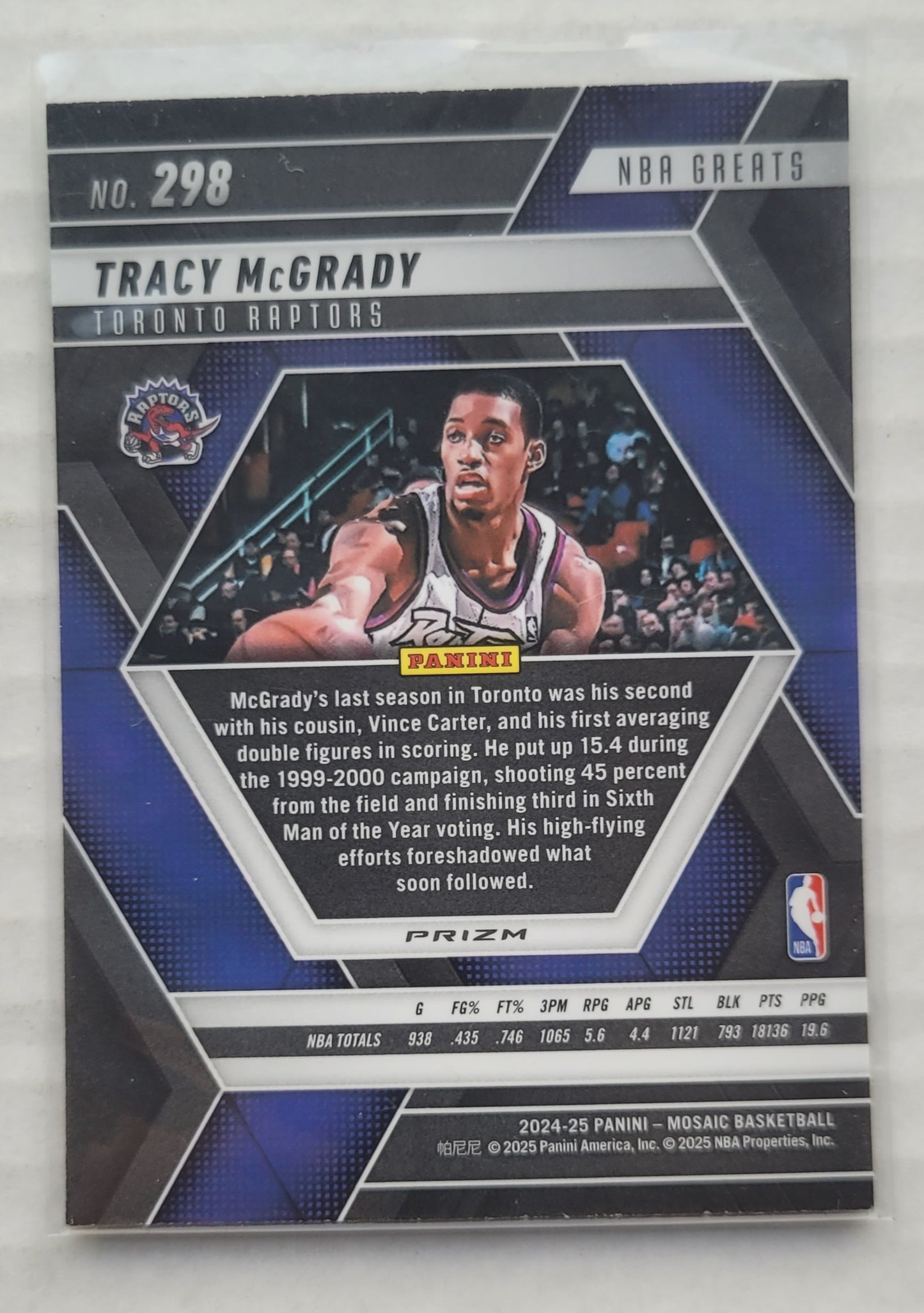 Tracy McGrady - 2024-25 Panini Mosaic Mosaic Green #298 Greats