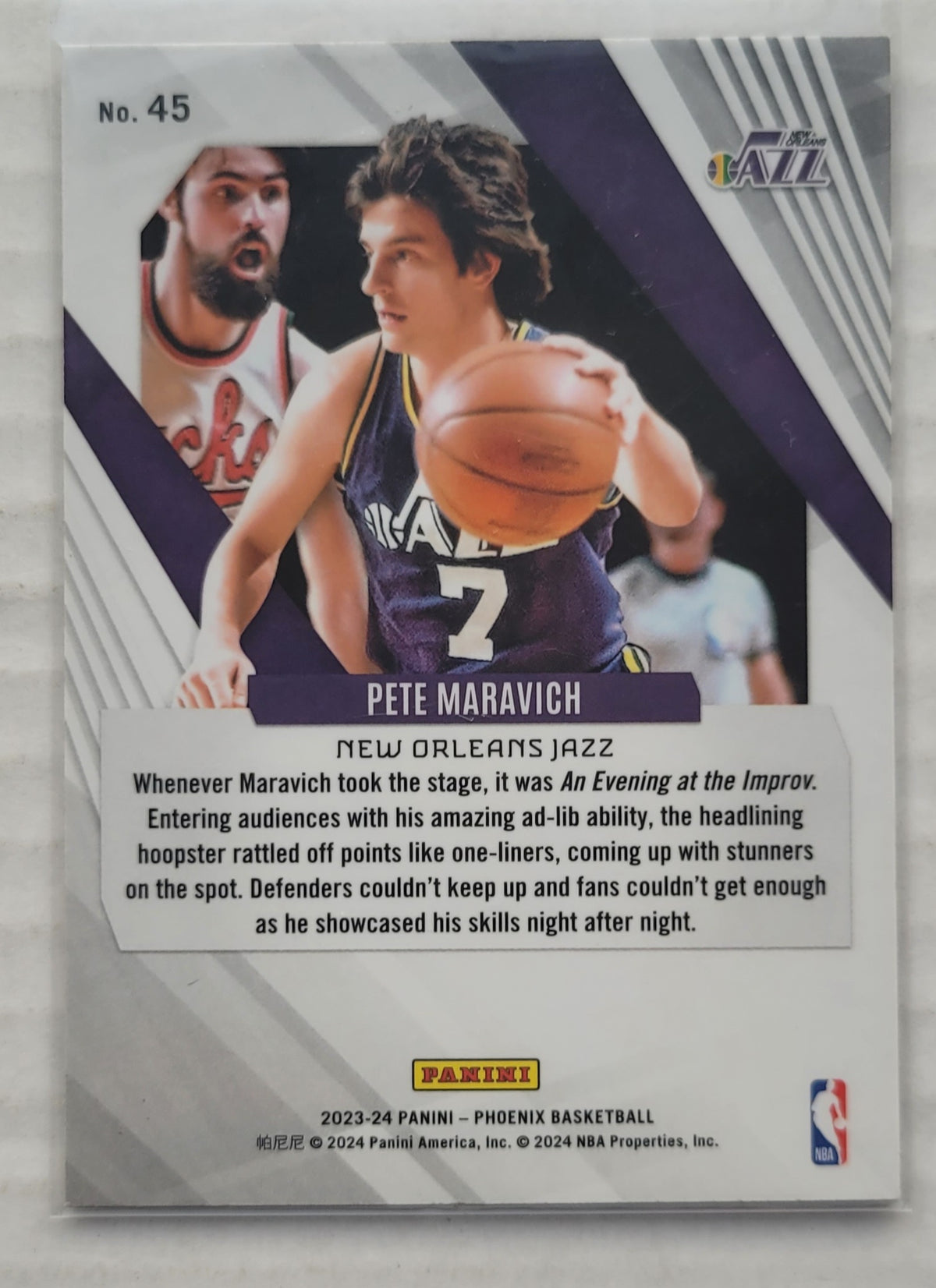 Pete Maravich - 2023-24 Panini Phoenix Red Ice #45