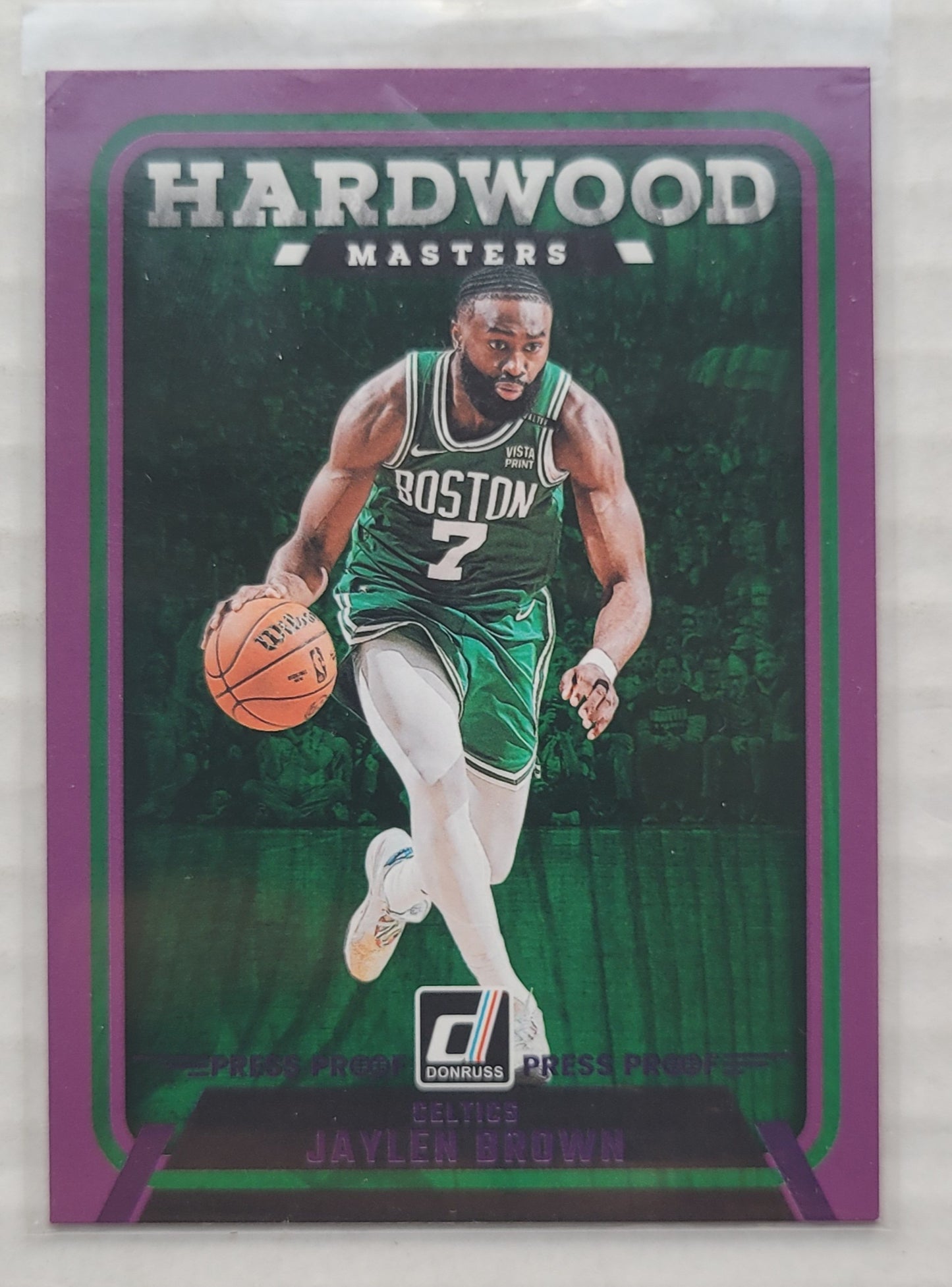 Jaylen Brown - 2024-25 Donruss Hardwood Masters Press Proof Purple #13