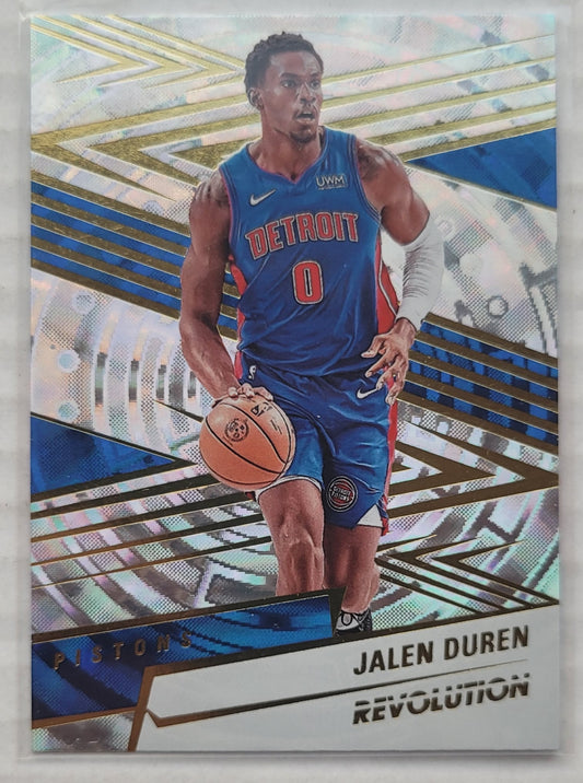 Jalen Duren - 2024-25 Panini Revolution Fractal #47