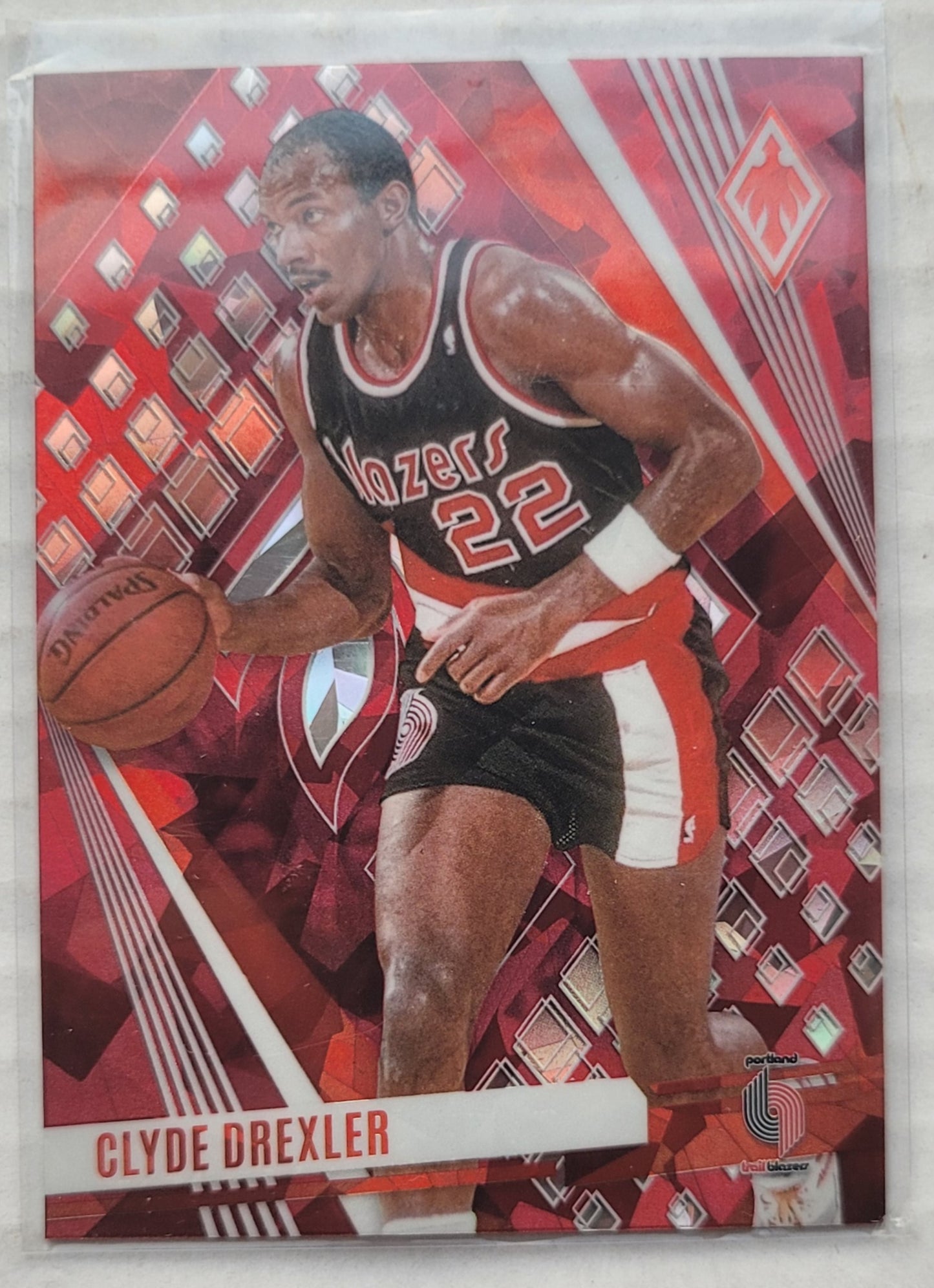 Clyde Drexler - 2023-24 Panini Phoenix Red Ice #240