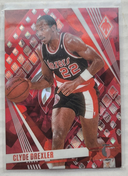 Clyde Drexler - 2023-24 Panini Phoenix Red Ice #240