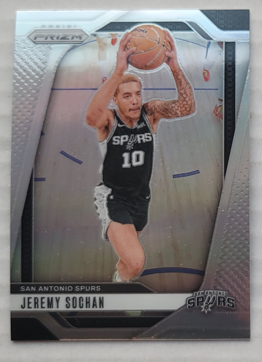 Jeremy Sochan - 2024-25 Panini Prizm Prizms Silver #23
