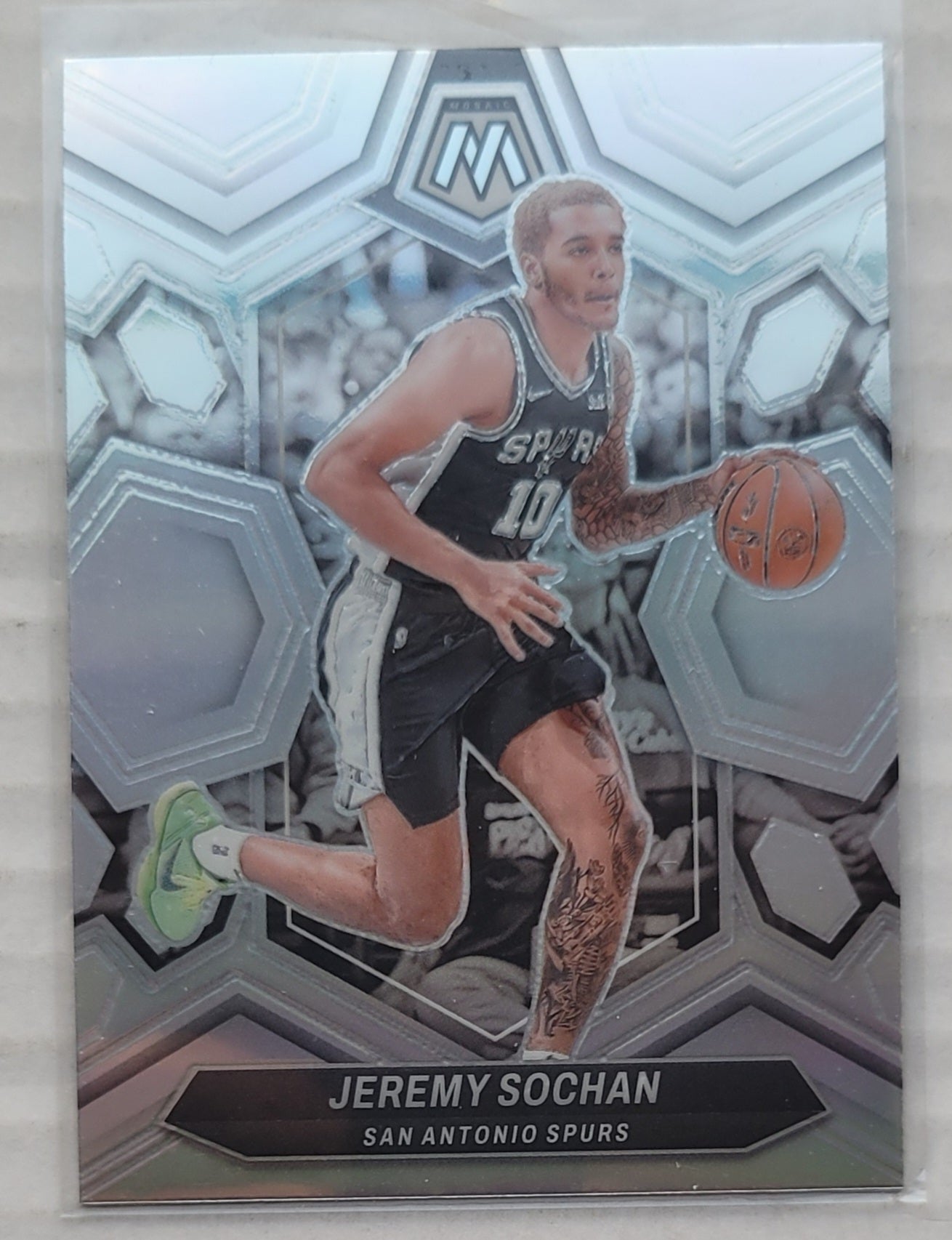 Jeremy Sochan - 2023-24 Panini Mosaic Silver #35