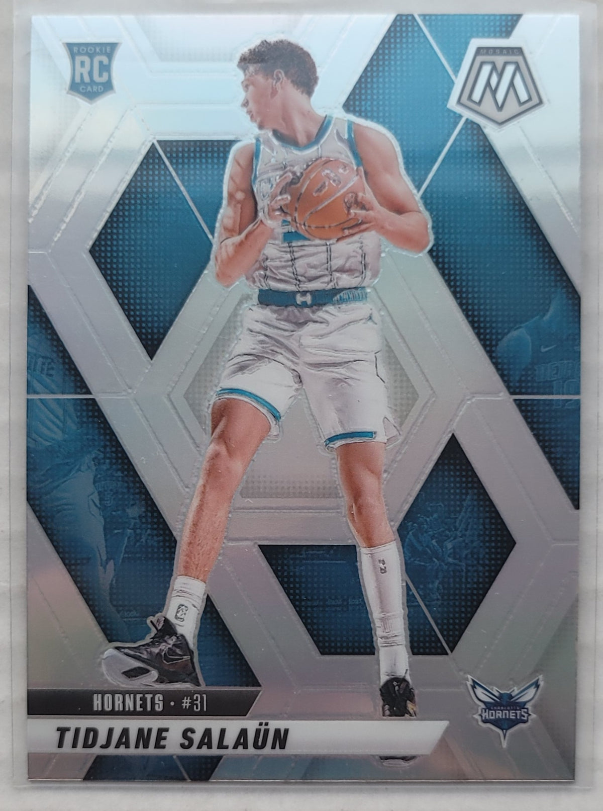 Tidjane Salaun - 2024-25 Panini Mosaic Silver #241 RC