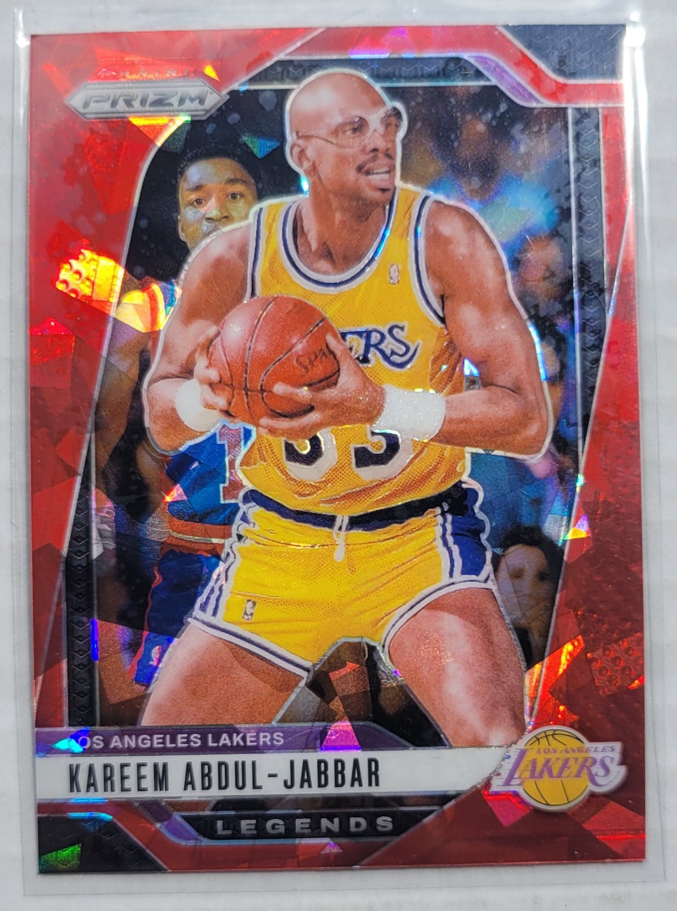 Kareem Abdul-Jabbar - 2024-25 Panini Prizm Prizms Red Ice #279