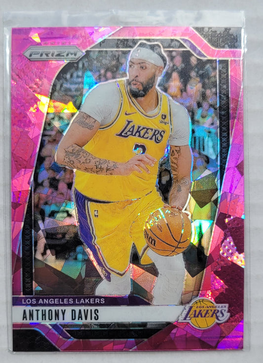 Anthony Davis - 2024-25 Panini Prizm Prizms Pink Ice #195