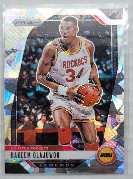 Hakeem Olajuwon - 2024-25 Panini Prizm Prizms Ice #296