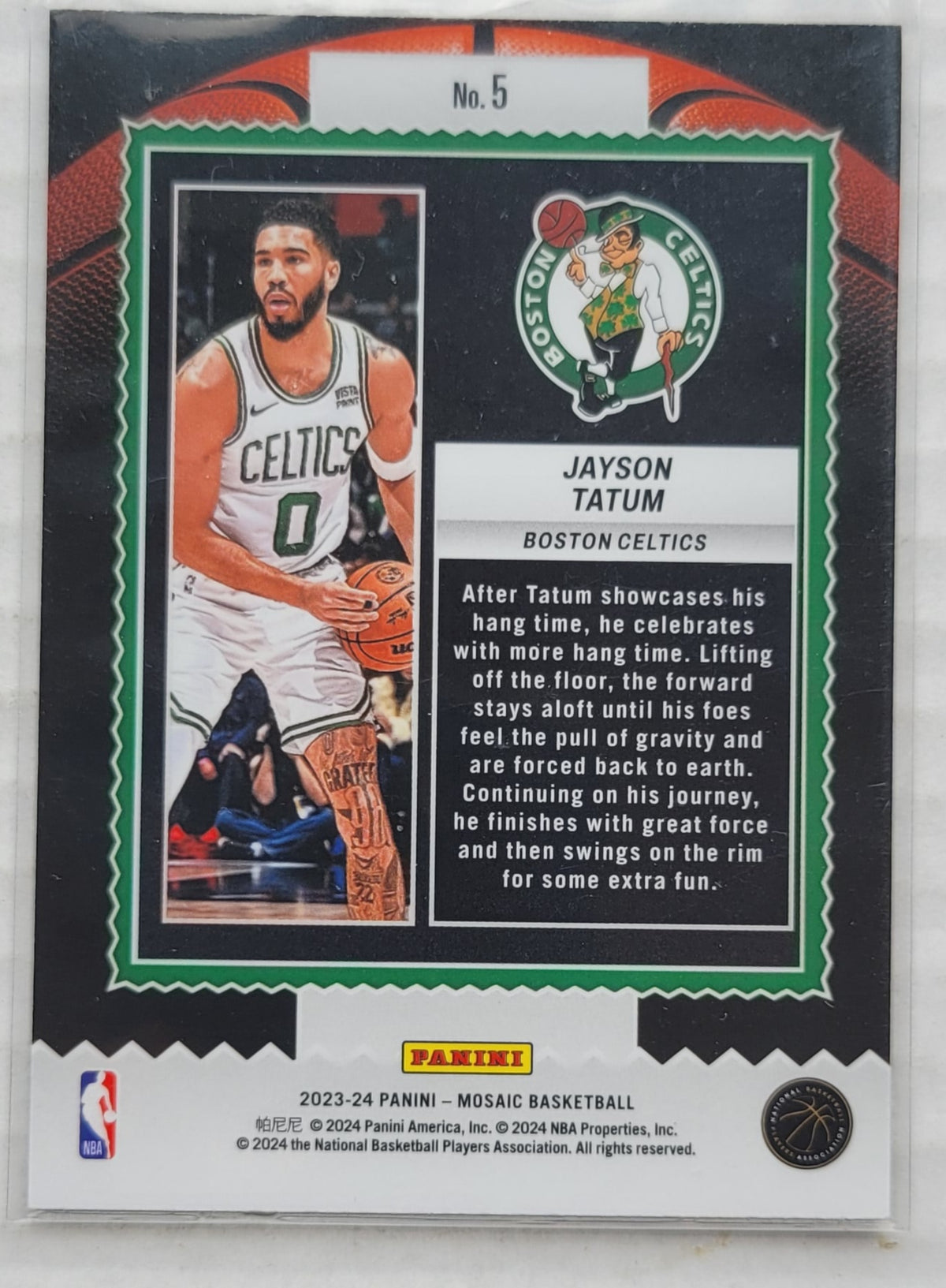 Jayson Tatum - 2023-24 Panini Mosaic Jam Masters #5