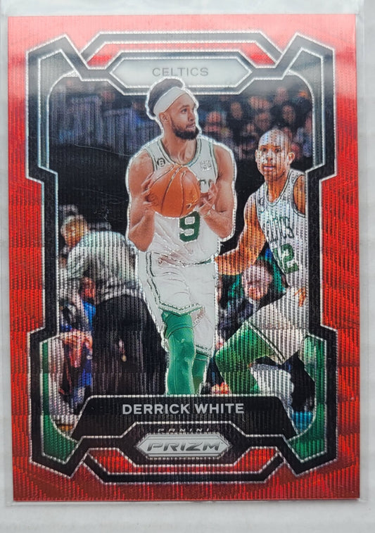 Derrick White - 2023-24 Panini Prizm Ruby Wave #229