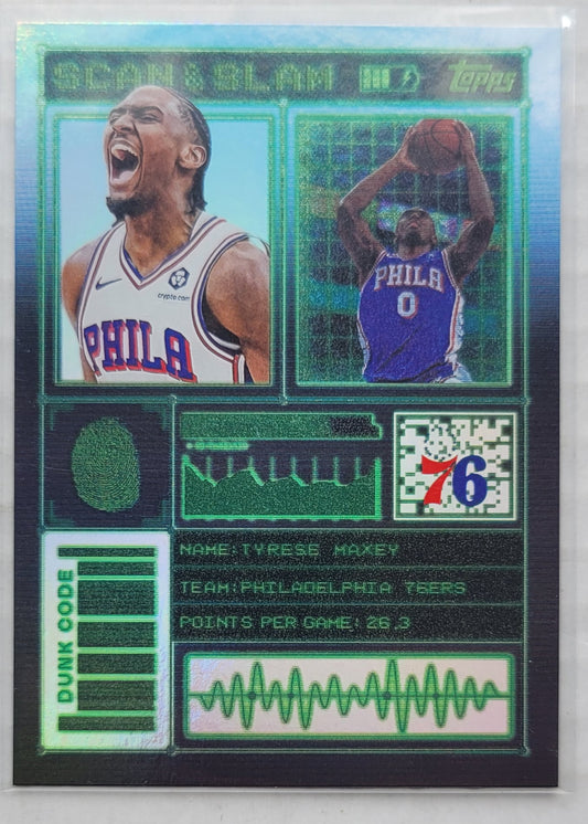 Tyrese Maxey - 2025-26 Topps Scan and Slam #SS19