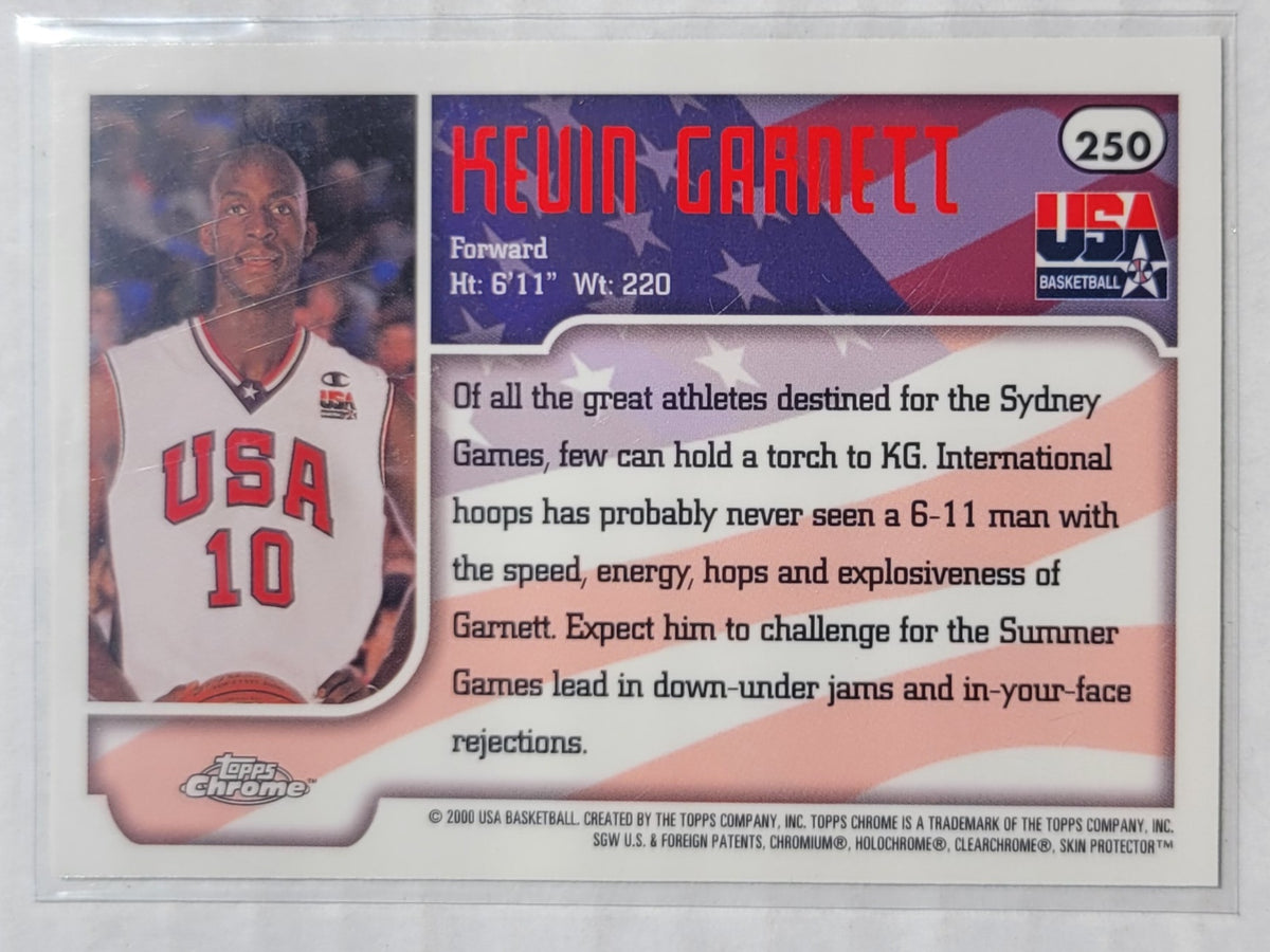 Kevin Garnett - 1999-00 Topps Chrome #250 USA