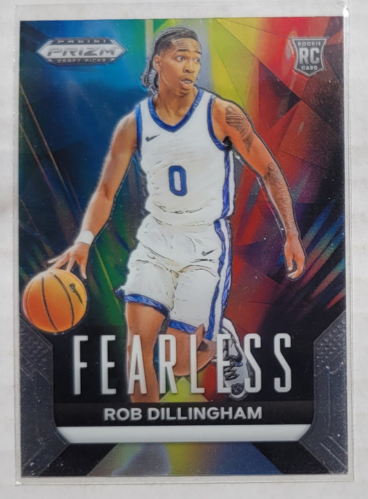 Rob Dillingham - 2024-25 Panini Prizm Draft Picks Fearless #7
