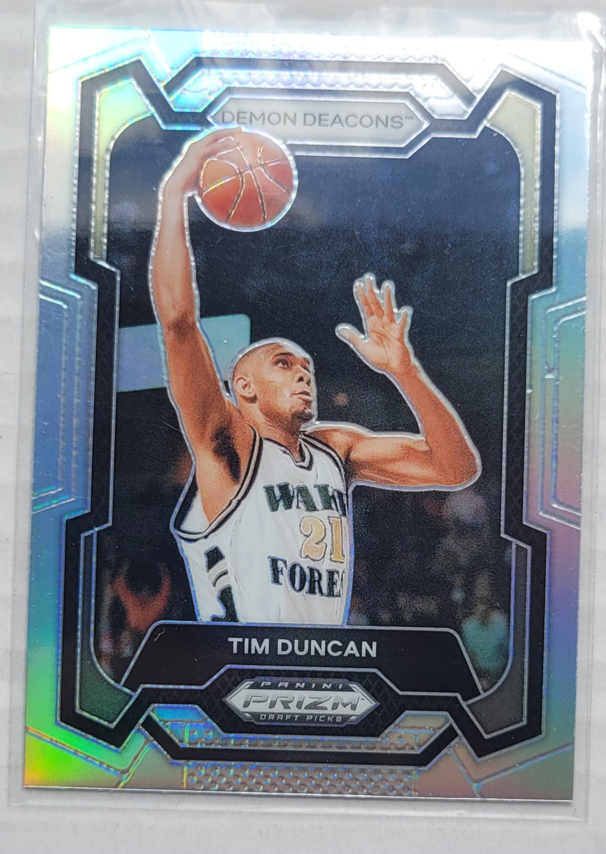 Tim Duncan - 2024-25 Panini Prizm Draft Picks Prizms Silver #63
