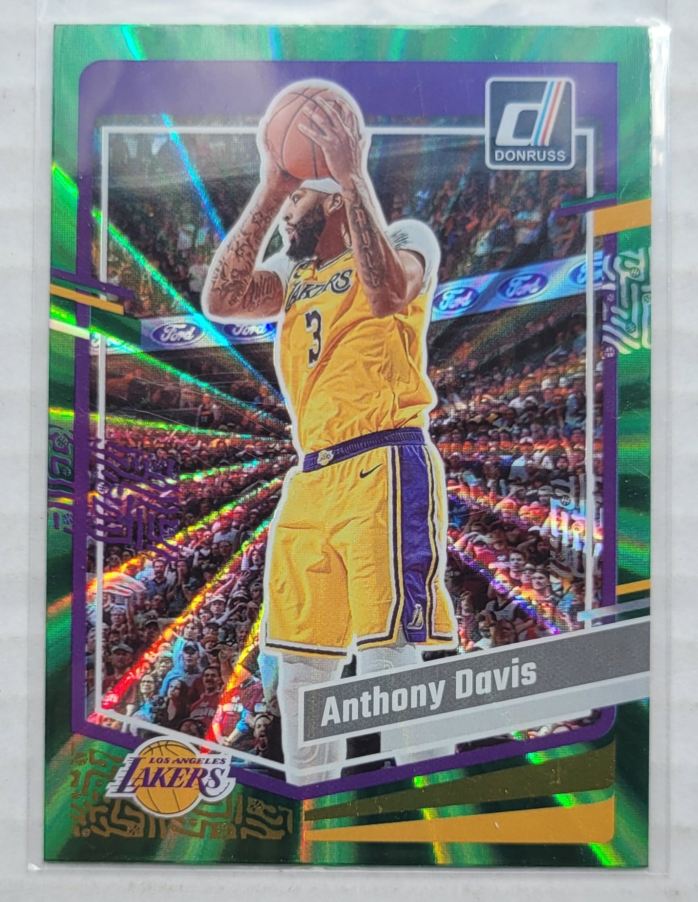 Anthony Davis - 2023-24 Donruss Holo Green Laser #130