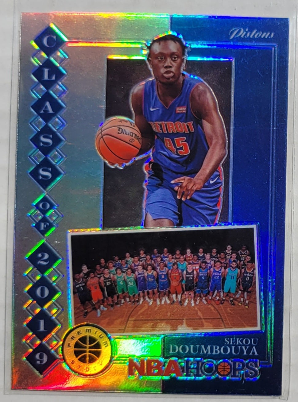 Sekou Doumbouya - 2019-20 Hoops Premium Stock Class of 2019 Holo #14