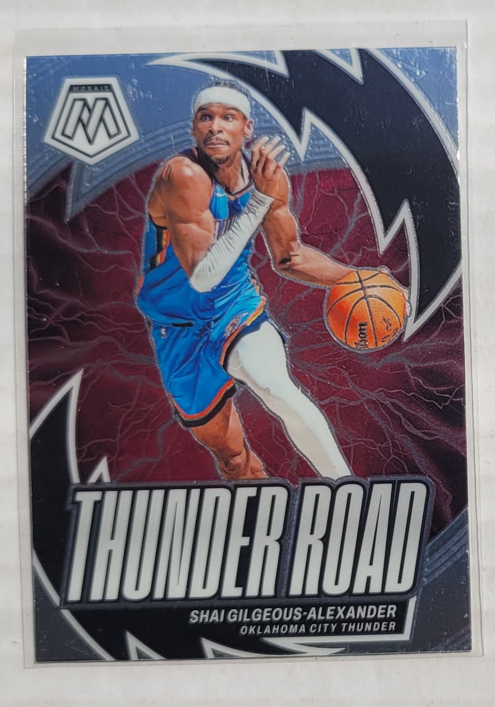 Shai Gilgeous-Alexander - 2023-24 Panini Mosaic Thunder Road #4
