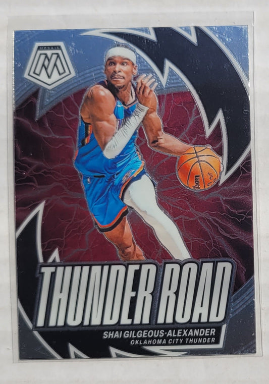 Shai Gilgeous-Alexander - 2023-24 Panini Mosaic Thunder Road #4